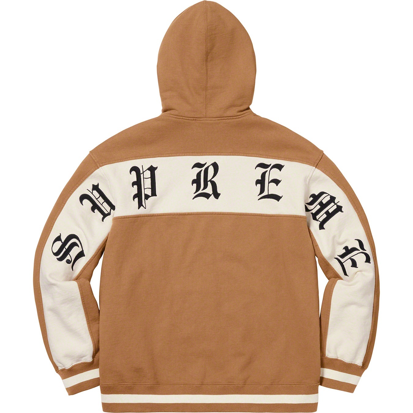 Old English Stripe Zip Up Sweatshirt view 2